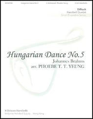 Hungarian Dance No. 5 Handbell sheet music cover Thumbnail